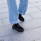 Жіночі чорні кросівки з натуральної шкіри та замші  41 р-р, фото 5