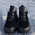 Жіночі чорні кросівки з натуральної шкіри та замші  41 р-р, фото 6