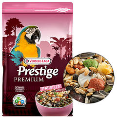 Versele-Laga Prestige Premium Parrots ВЕРСЕЛЕ-ЛАГА ПРЕСТИЖ ПРЕМІУМ ВЕЛИКИЙ ПАПУГА повнораціонний корм для великих папуг