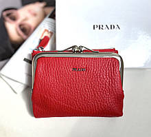 Жіночий шкіряний гаманець Pr (5105) червоний