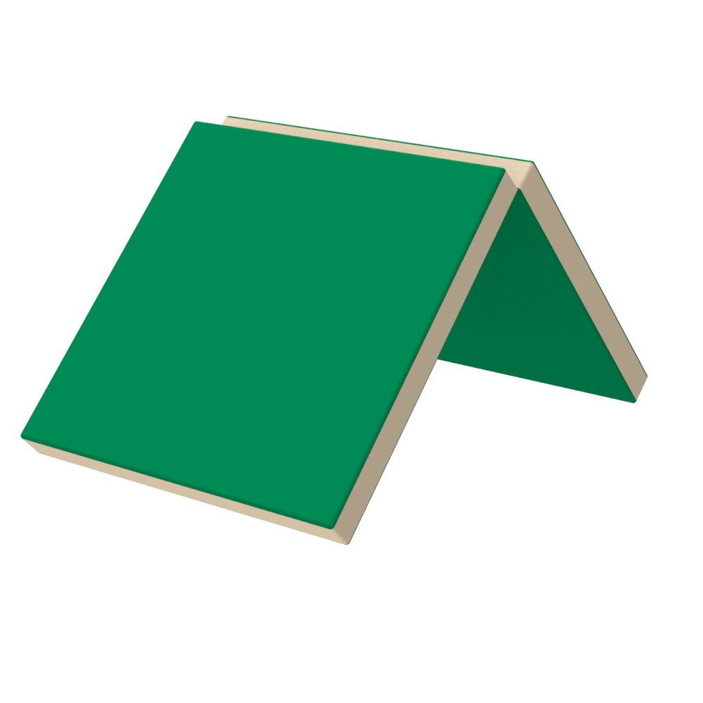 Мат гімнастичний складений, вторинний поролон 200х100х5 см, тканина ПВХ (Kidigo ТМ)