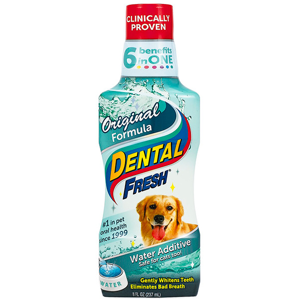 SynergyLabs Dental Fresh СИНЕРДЖІ ЛАБС СВІЖІСТЬ ЗУБІВ рідина від зубного нальоту і запаху з пащі собак і котів