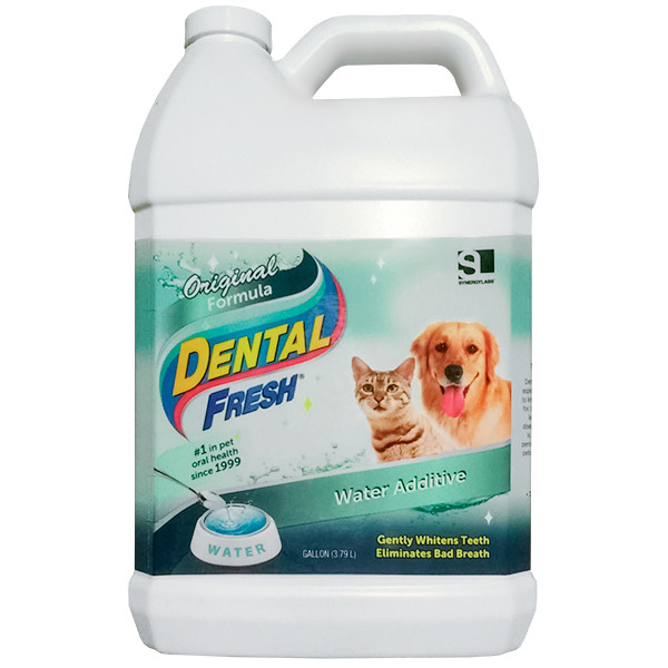 SynergyLabs Dental Fresh СИНЕРДЖІ ЛАБС СВІЖІСТЬ ЗУБІВ рідина від зубного нальоту і запаху з пащі собак і котів, фото 1