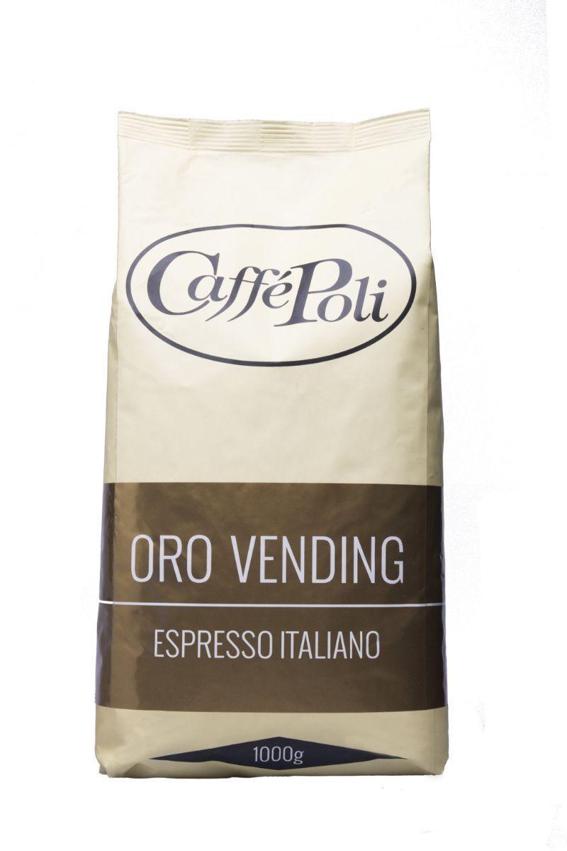 Кава в зернах Caffe Poli Oro Vending Італія 1 кг (20/80)
