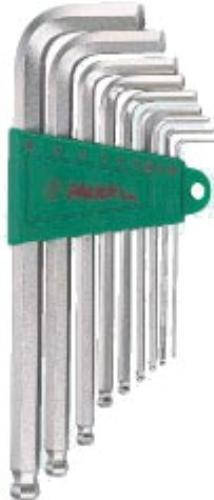 HANS. Комплект угловых шестигранников с шаром 1,5-10мм, 9 пр. Longer ...