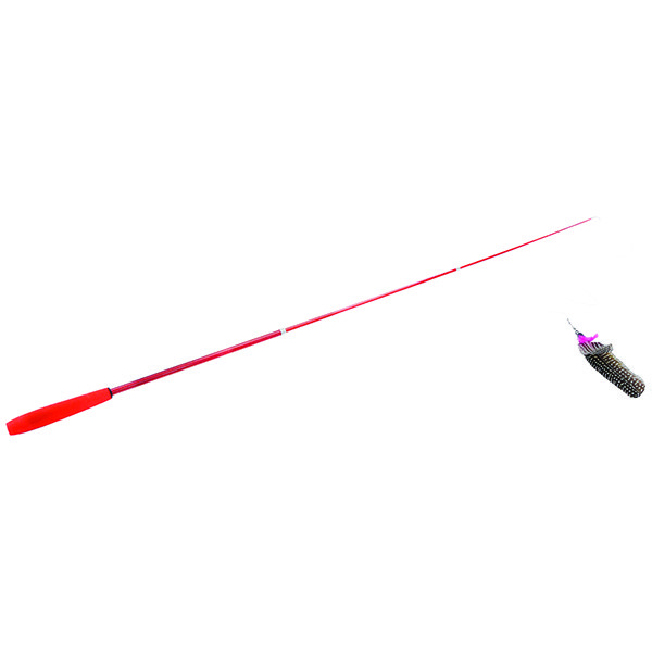 Coastal Turbo Telescoping Flying Teaser КОСТАЛ ТУРБО ТЕЛЕСКОПІЧНА ВУДКА іграшка для котів, фото 1