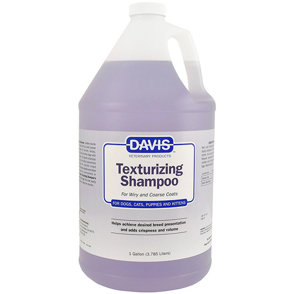 Davis Texturizing Shampoo ДЕВІС ТЕКСТУРУЮЧИЙ шампунь для жорсткої та об’ємної шерсті у собак і котів, концентрат, фото 1