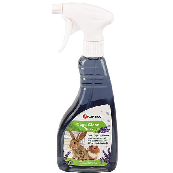 Flamingo Clean Spray Lavender ФЛАМІНГО КЛІН СПРЕЙ ЛАВАНДА для очищення кліток гризунів, фото 1