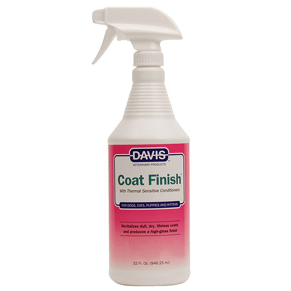 Davis Coat Finish ДЕВІС КОУТ ФІНІШ спрей для відновлення шерсті у собак і котів, фото 1