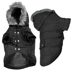 Flamingo Polar Black ФЛАМІНГО КУРТКА З КАПЮШОНОМ одяг для собак