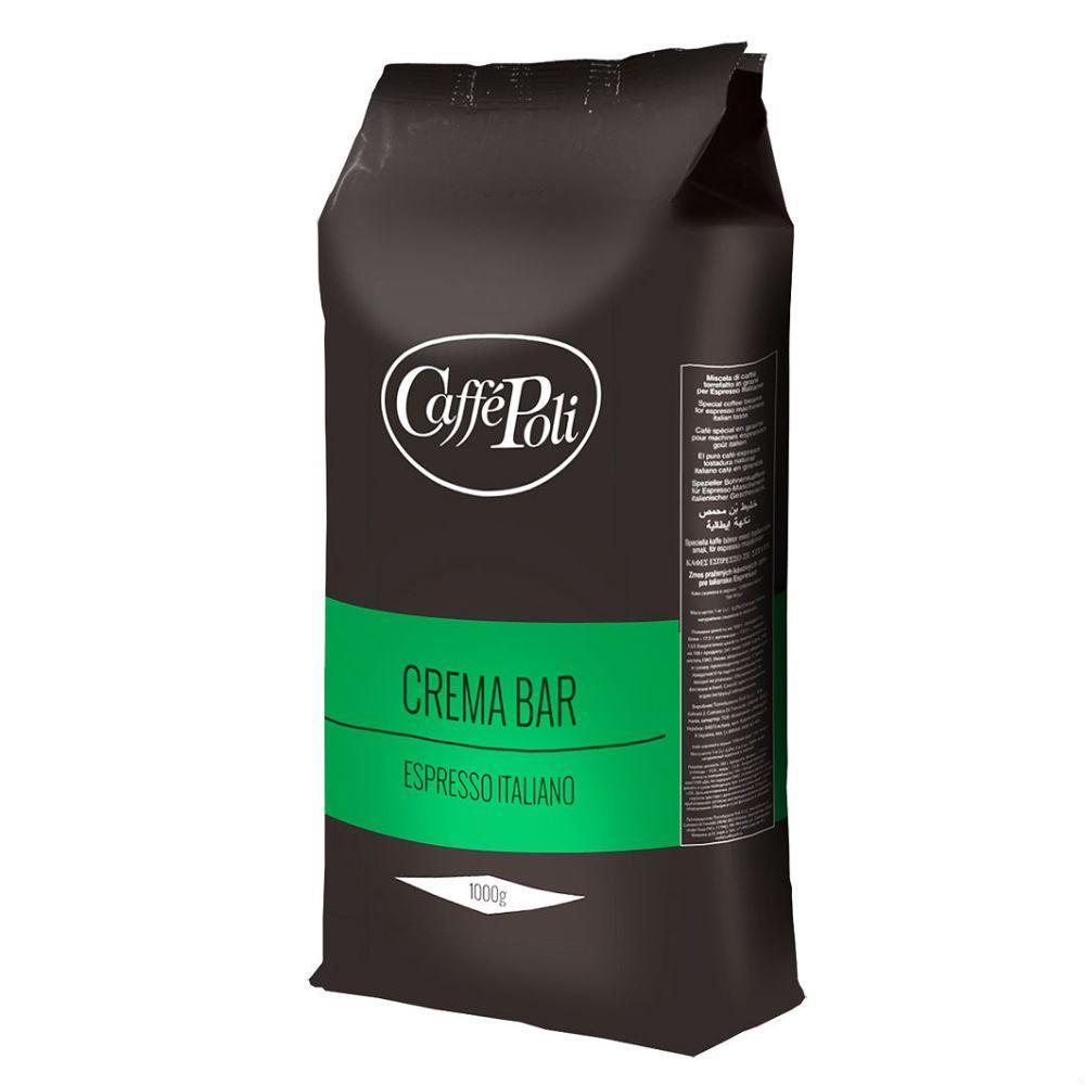 Кава в зернах Caffe Poli Crema Bar Італія 1 кг (30/70)