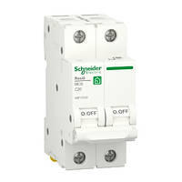 Автоматичний вимикач Schneider RESI9 20А, 2P, крива С, 6 кА