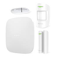 Комплект беспроводной сигнализации Ajax StarterKit white ( Hub/MotionProtect/DoorProtect/SpaceControl )