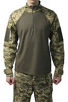 Рубашка полевая тактическая Убакс размер М, Пиксель / Кофта рубашка армейская для ВСУ под бронежилет (M-2XL)
