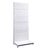 Стелаж для магазину прямий перфорований 1900*950*450 для навішування та гачків, фото 2