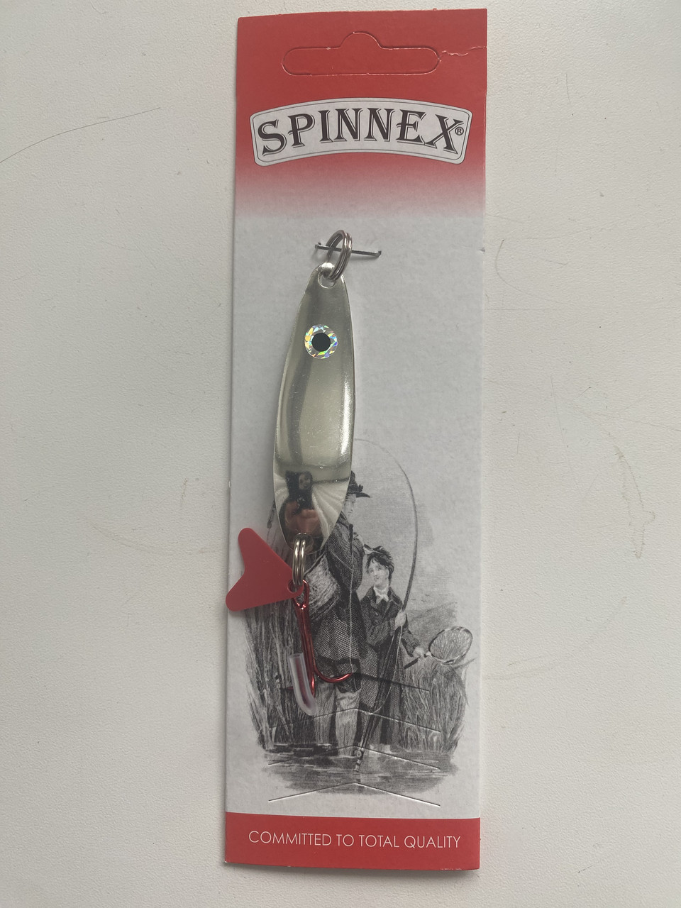 Блесна Spinnex Krocodile 10g silver (silver eye)