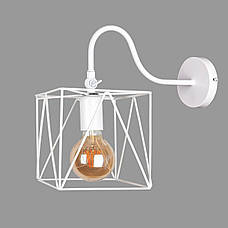 Біле бра 16см (56-WPR103F3-1 WH), фото 2