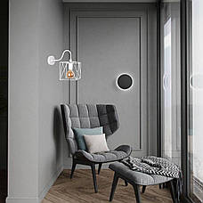 Біле бра 16см (56-WPR103F3-1 WH), фото 4