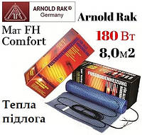 Тонкий нагрівальний мат Arnold Rak FH-EC 2180 8,0 м кв, 1440 Вт, для теплої підлоги