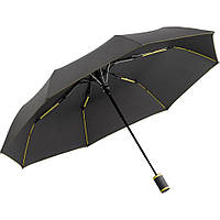Зонт складной Fare 5583 Антрацит с желтым (1053)