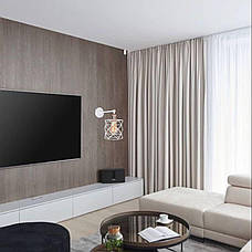 Біле бра з рожевим патроном (56-WPR105F-1 WH+RG), фото 4