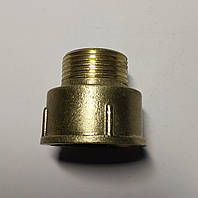 Перехід 1в х 3/4н латунний (посилений)