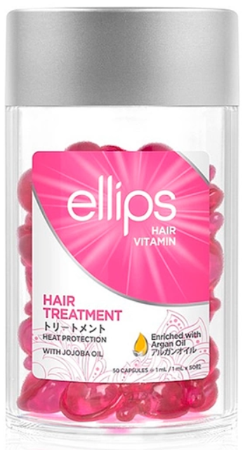 Вітаміни-масло Ellips Hair Treatment, терапія для волосся з олією жожоба (1шт.)