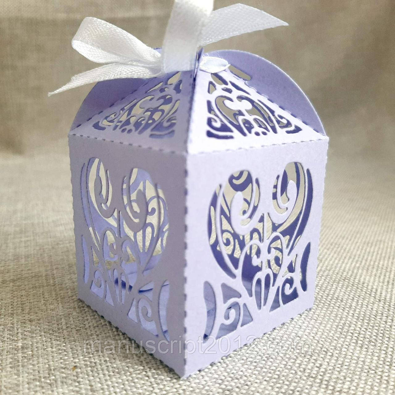 Коробка - бонбоньерка сиреневая 50х50х50 мм.: продажа, цена в Киеве ...