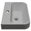 Умивальник Аmidicon Comfort 45х25 см, фото 4