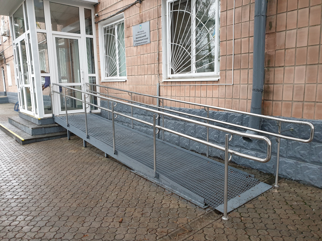 Перила для сходів з нержавіючої сталі