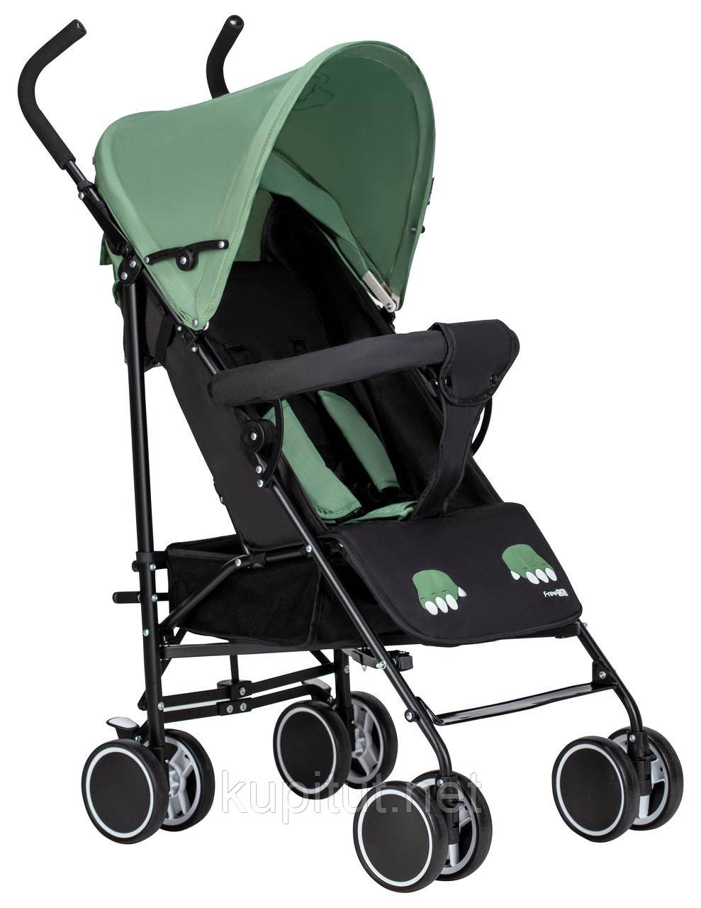 Коляска для дитини прогулянкова FreeON Simple Black- Dark Green, фото 1