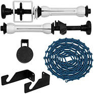 Тримач одного паперового, вінілового фону FST B100 на стіну/стелю (тримач для фотостудії) один гак, фото 2