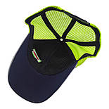 Кепка бейсболка чоловіча Польща 54-58 розмір сітка низька посадка літня темно-синій (ББ589), фото 5