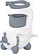 Дитячий горщик FreeON Plane White-Grey, фото 4