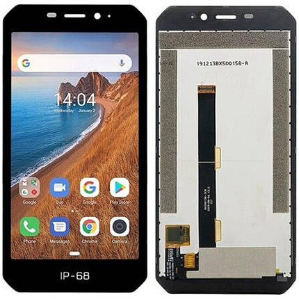 Дисплей + сенсор для Ulefone Armor X6 Black, фото 1