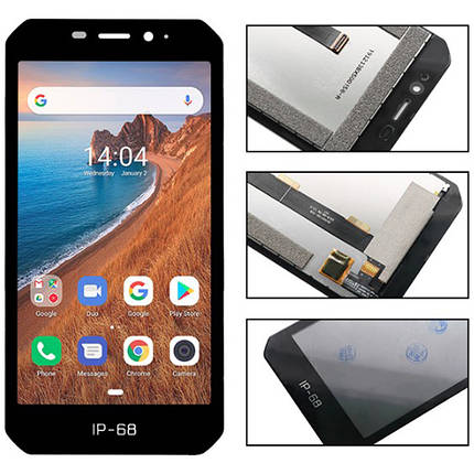 Дисплей + сенсор для Ulefone Armor X6 Black, фото 3