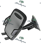 Тримач для телефону автомобільний на лобове скло або торпеду на присоску розсувний, фото 2