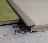 Гнучкий Т-подібний профіль для плитки 8 мм АПЗГ 14 (14 мм) L - 2,5 м, фото 4