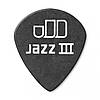 Медіатори Dunlop 482P.88 TORTEX PITCH BLACK JAZZ PLAYERS PACK 0.88, фото 2