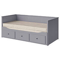 ІКЕА Кушетка з 3 висувними ящиками HEMNES ХЕМНЕС, 993.909.48, 2 матраци