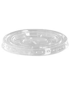 PET кришка (плоска) з отвором до стакану
