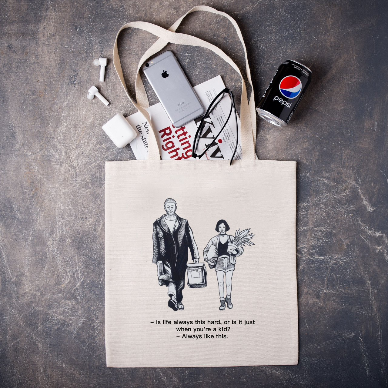 Еко - сумка для покупок із написом "Leon", фото 1