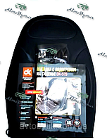 Накидка на сидіння з підігрівом чорна висока 12В ДК