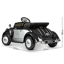 Дитячий електромобіль Audi Horch два види управління з музикою Bambi JE1005EBLR-2(24V) Сірий, фото 4