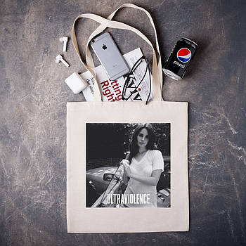 Шоппер з креативним дизайном "LANA ULTRAVIOLENCE"