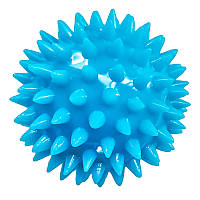 Массажный мяч для реабилитации кисти с поддержкой Lesko 327 62 мм Синий (10756-58200)