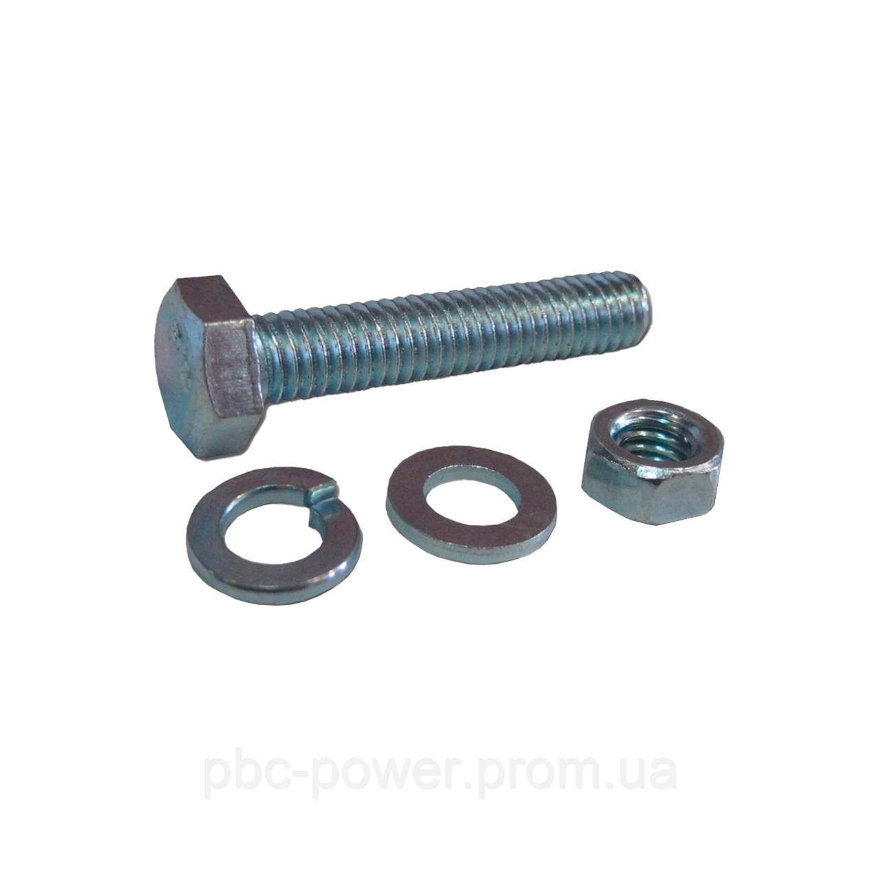 Купити Болт, гайка, шайба (нержавіюча сталь) M8 x 50 мм, ціна 20 ...