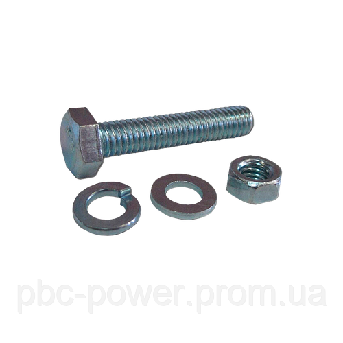 Купити Болт, гайка, шайба (нержавіюча сталь) M8 x 50 мм, ціна 20 ...