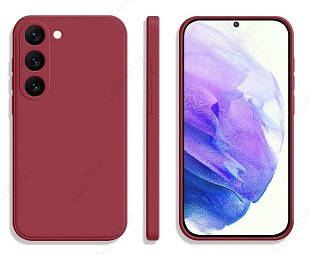 Чохол Silicone Case для Samsung Galaxy S21 FE Camila Red