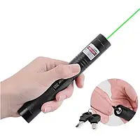 Мощная, яркая лазерная указка Green Laser Pointer 303 зеленая